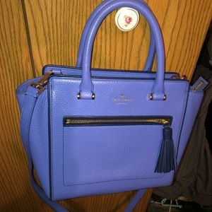 Kate Spade Chester street small allyn blue leather
